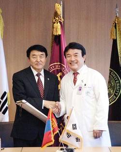 건국대병원·주한 몽골 대사관, 의료 협약 체결