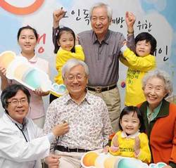 노인독감예방을 위한 ‘행복100세 캠페인’ 열려