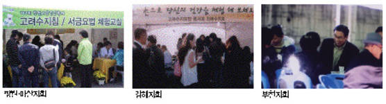 봉사전개 주민 보건향상 기여