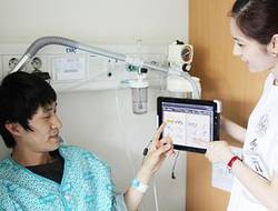을지대병원, 지역 최초 전 병상 태블릿PC 설치