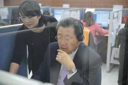 이철희 보라매병원장 콜센터 현장체험