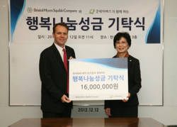 한국BMS제약 희망트리 캠페인 동참