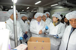 정승 식약처장, 수입축산물 현장 점검