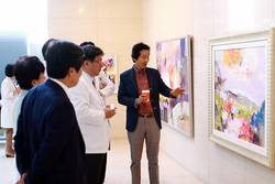 쾌유기원 꽃 소재 작품 등 20여점 전시