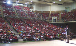 유태우 회장 특강 1500명 운집 '대성황'