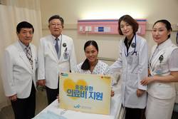 중앙대병원, 두산비나 베트남 여직원 수술 지원
