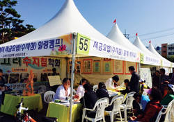 서금요법 200여명 체험 '구름인파'