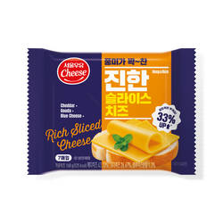 서울우유 '진한 슬라이스 치즈'…