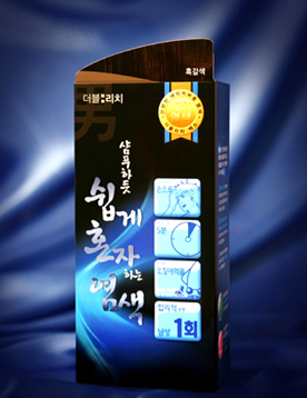 더블리치 '샴푸하듯 쉽게 혼자하는 염색' 제품.