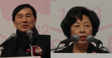 (왼쪽)새누리당 유재중 의원, 신경림 의원.