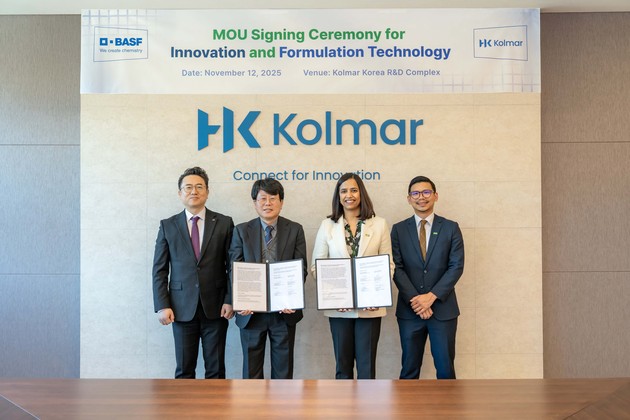 한국콜마, 바스프와 손잡고 화장품 혁신기술·신소재 개발 속도