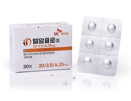 SK케미칼, 저용량 3제 고혈압 복합제 '텔암클로' 출시