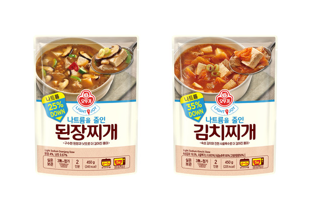오뚜기 저나트륨 '된장찌개·김치찌개'