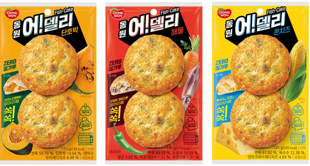 동원F&B 영양 간식 어묵 '어!델리' 3종