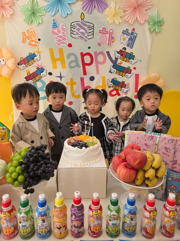 서울성모병원 홍보대사 다섯쌍둥이, 건강하게 두 돌 맞아
