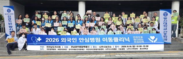 외국인근로자 208명 진료·검진…전남도의사회, 이동클리닉 운영